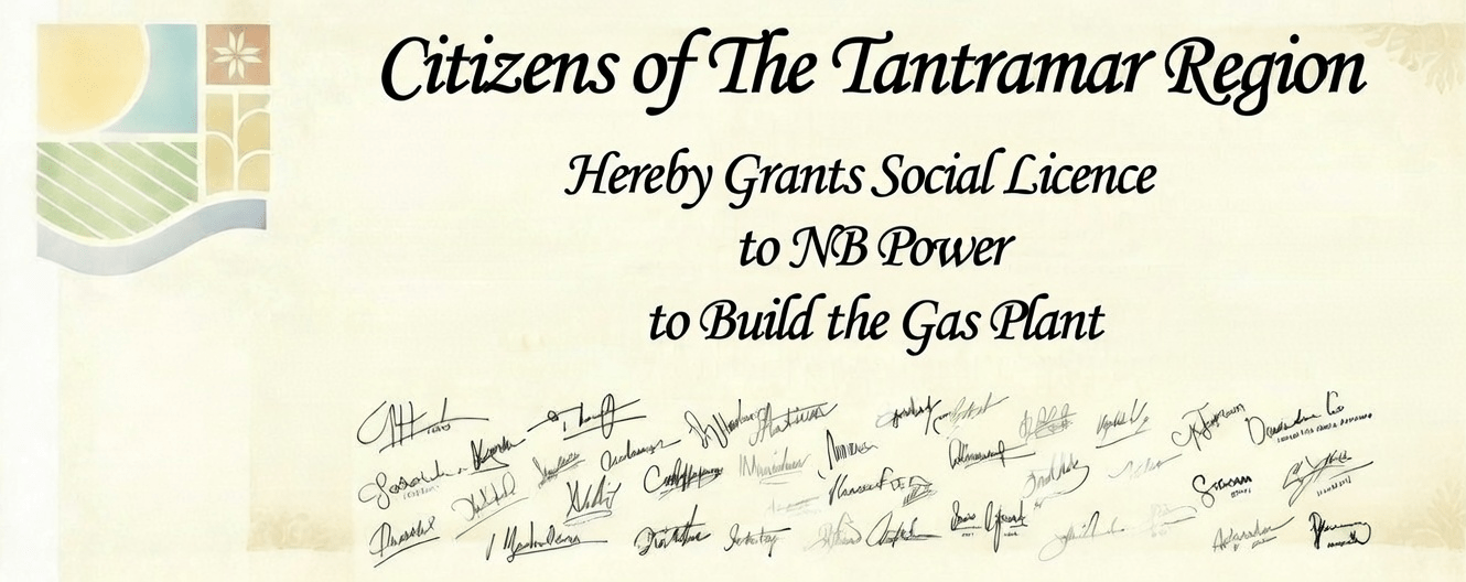 Tantramar Region Grants ‘Social Licence’ to NB Power Gas Plant, Proving That Made-Up Concepts Are Totally Binding
